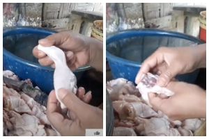 Tanpa bahan apapun, begini cara ampuh agar daging ayam tak mengeluarkan darah saat digoreng