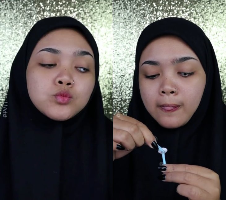 Skill makeup-nya tingkat dewa, perubahan wajah wanita jadi manusia tengkorak ini bikin mata tak kedip