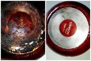 Tanpa sitrun, ini cara ampuh hilangkan kerak gosong di pantat teflon cuma pakai 3 bahan sederhana