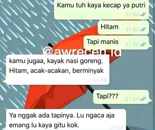 13 Chat lucu gagal ngegombal ini niatnya ingin romantis malah dapat respons tak terduga, malu abis