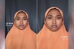 Mulanya kayak mbak-mbak biasa, potret transformasi wanita usai dirias ini bikin ngebet belajar makeup