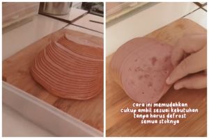 Tak perlu alas plastik, begini cara menyimpan smoked beef di freezer agar mudah diambil