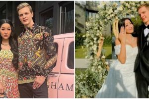 Umumkan pertunangan dengan pasangan, 9 momen lamaran Lucinta Luna dan pria bule ini bak royal wedding