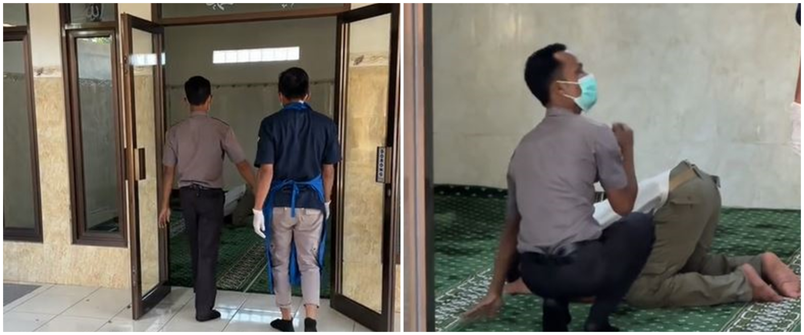 Pria ini terlalu lama sujud sampai dicek tim forensik, alasan di baliknya bikin orang ramai mendoakan