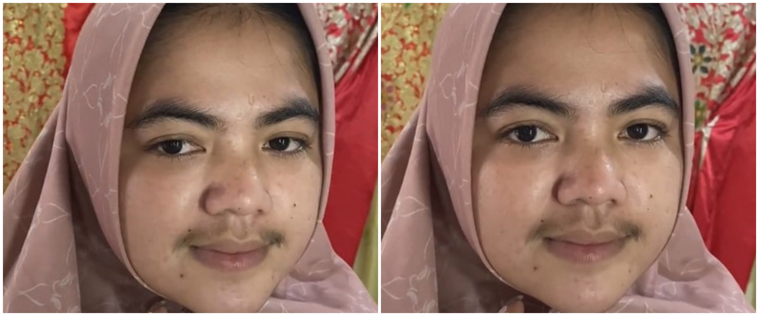 Wanita berkumis tebal dirias manten tanpa dicukur, hasilnya mulus manglingi mirip Nathalie Holscher