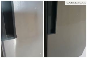 Tanpa sabun, ini cara cepat bersihkan noda kerak di pintu kulkas hanya dengan 2 bahan sederhana
