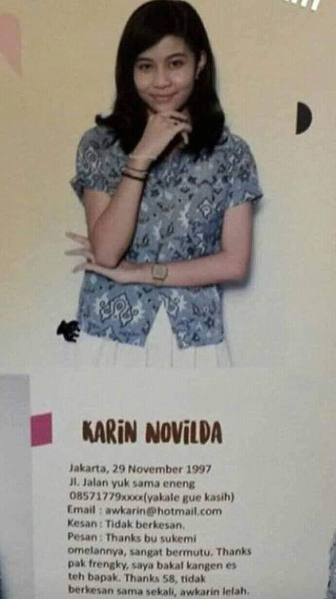 Terungkap potret lawas Awkarin di buku tahunan, wajah polosnya bak beda orang