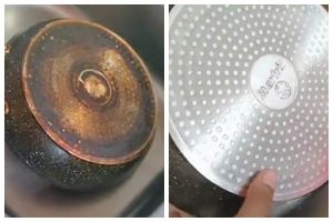 Tanpa baking soda, ini trik hilangkan kerak di pantat wajan agar bersih maksimal pakai 3 bahan