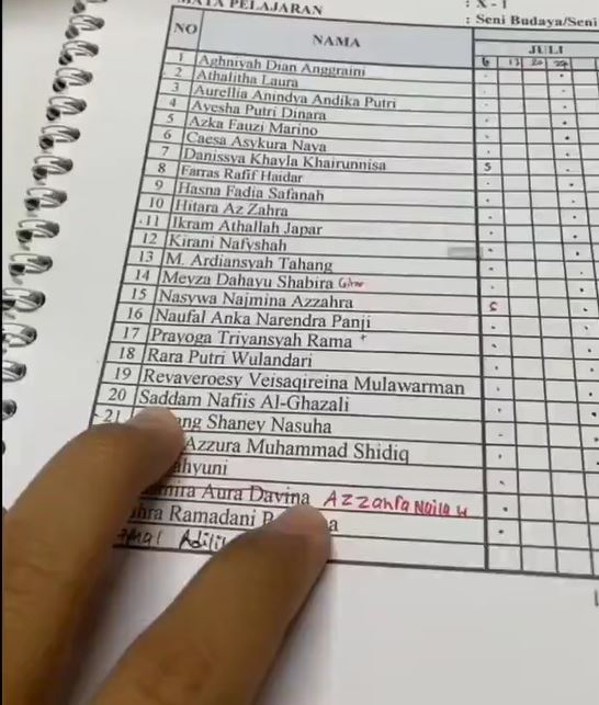 Begini jadinya kalau guru mengajar di kelas yang isinya Gen Z, nama-nama muridnya bikin lidah pegal