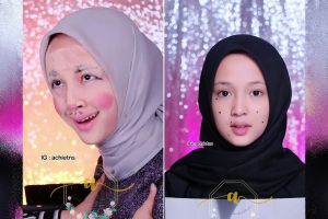 Potret wanita berwajah baby face di-makeup Barbie versi hijab, warganet: emang boleh secantik ini?