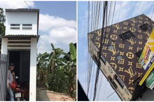 11 Potret kocak tampilan luar rumah ini bentuknya antimainstream, selera pemiliknya unik juga