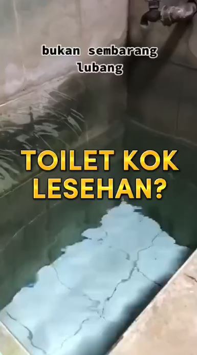 Bukan toilet biasa, potret kocak desain kloset ‘lesehan’ ini bikin bingung gimana cara pakainya