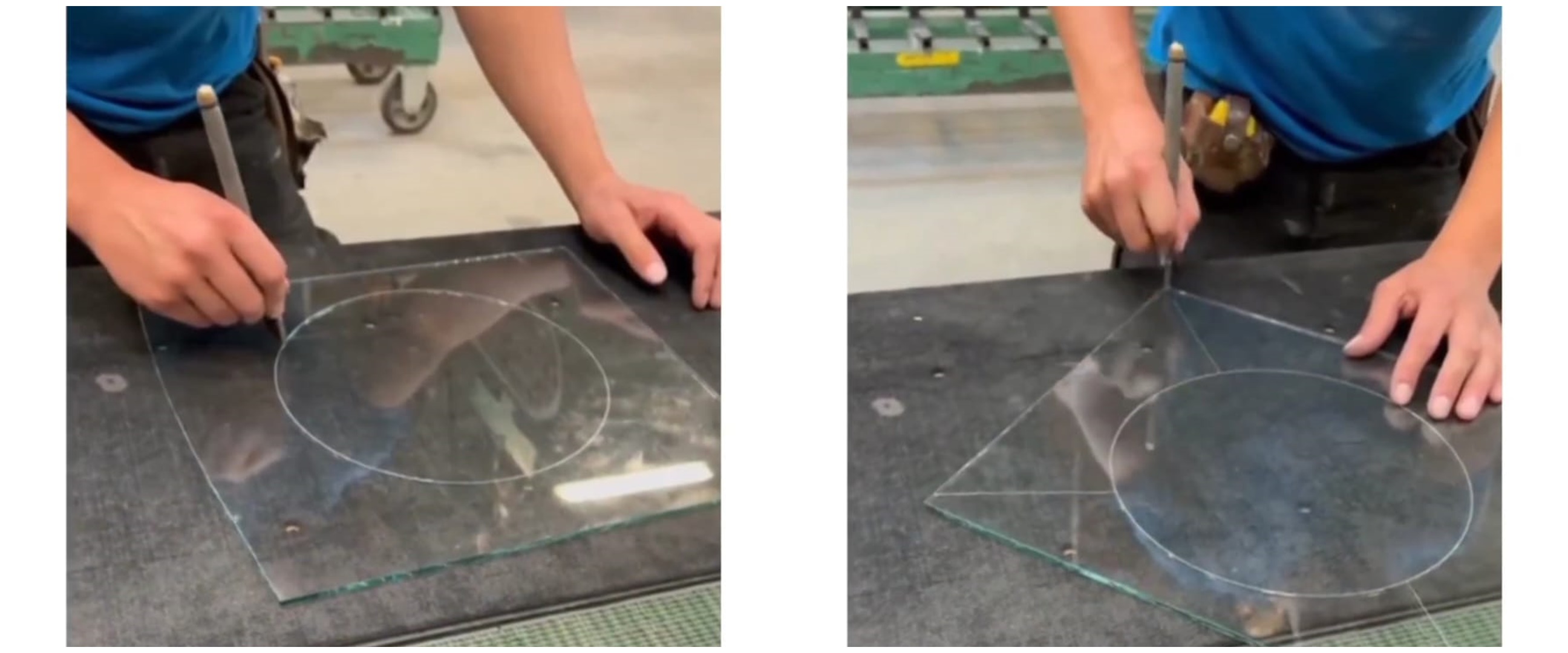 Pria ini tunjukkan cara cepat potong kaca agar hasilnya presisi, endingnya malah di luar prediksi