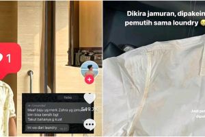 Dikasih pemutih karena dikira jamuran sama tukang laundry, baju tie-dye pria ini hasilnya bikin nyesek