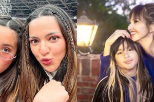 Ajak Mikhayla nonton konser Taylor Swift di US, 9 gaya Nia Ramadhani ini bak kakak lagi momong adiknya