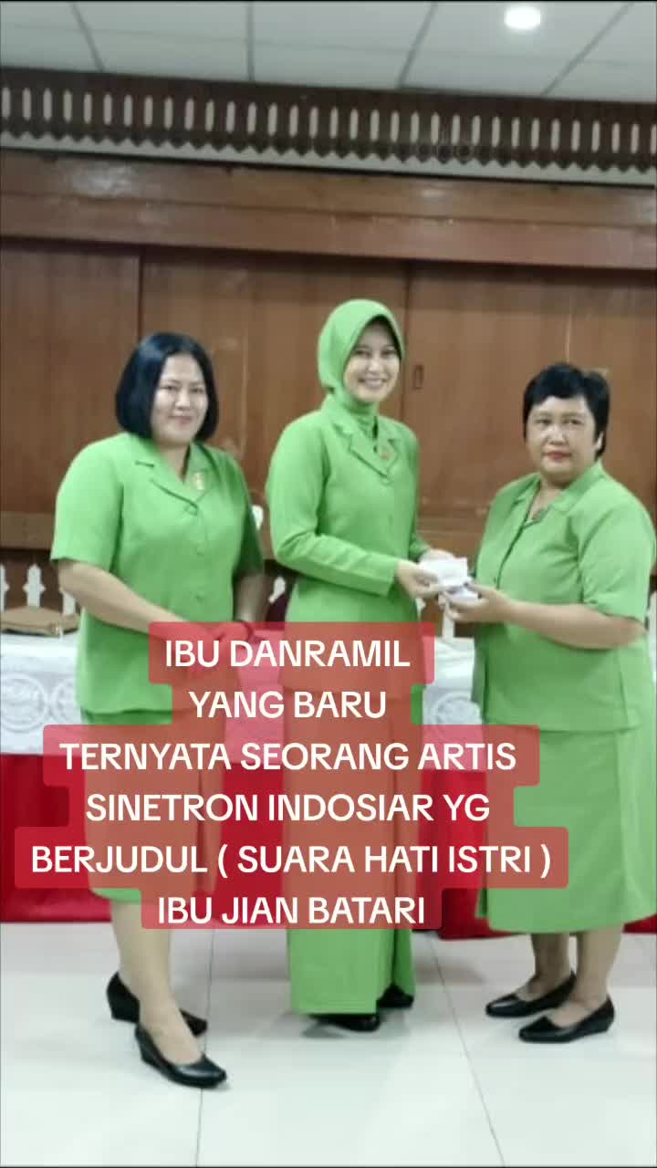 Wanita berseragam Persit ini ternyata aktris FTV azab, tanggalkan profesi artis jadi istri Danramil