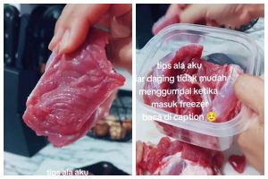 Jangan langsung disimpan freezer, ini trik agar daging tidak mudah beku dan menggumpal sampai 6 bulan