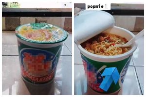 Aksi kreatif warganet tunjukkan fungsi lain garpu Pop Mie ini bikin takjub, bikin mi cepat matang