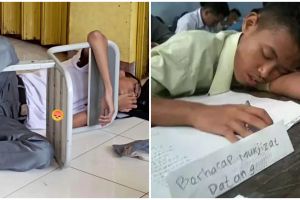 11 Potret nyeleneh kelakuan pelajar di kelas ini bikin tepuk jidat, calon ranking 1 dari bawah