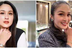 Terlihat glowing meski tampil bareface, intip 11 potret Sandra Dewi pakai dan tanpa makeup