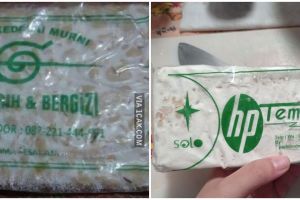 Tulisan kocak merek tempe ini pakai teknik S3 marketing, 11 potretnya bikin tertarik