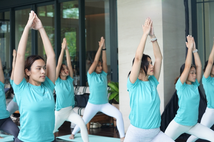 Pristine8.6+ mengajak ribuan orang ikutan yoga gratis dalam aksi Bergerak Lebih Baik