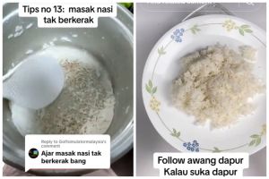 Tak ditambah jeruk nipis atau minyak, ini trik menanak nasi agar tidak lengket di panci rice cooker