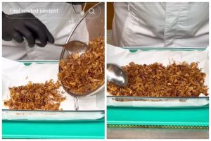 Tanpa diberi tepung atau cuka, ini trik bikin bawang merah goreng yang renyah tahan lama