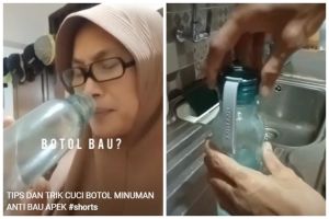 Tak perlu baking soda atau air hangat, ini cara enyahkan bau tak sedap di dalam botol minum