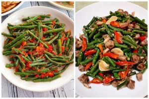 13 Resep tumis kacang panjang pedas, sederhana, dan bumbunya nendang di lidah