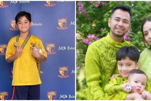 9 Momen ulang tahun Rafathar anak Raffi Ahmad ke-8, gaya rambut Nagita bikin salfok 