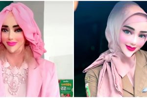 Kerap nampang pakai filter, begini 9 potret wajah asli Yuni Jasmine 'Barbie' si dagu lancip yang viral