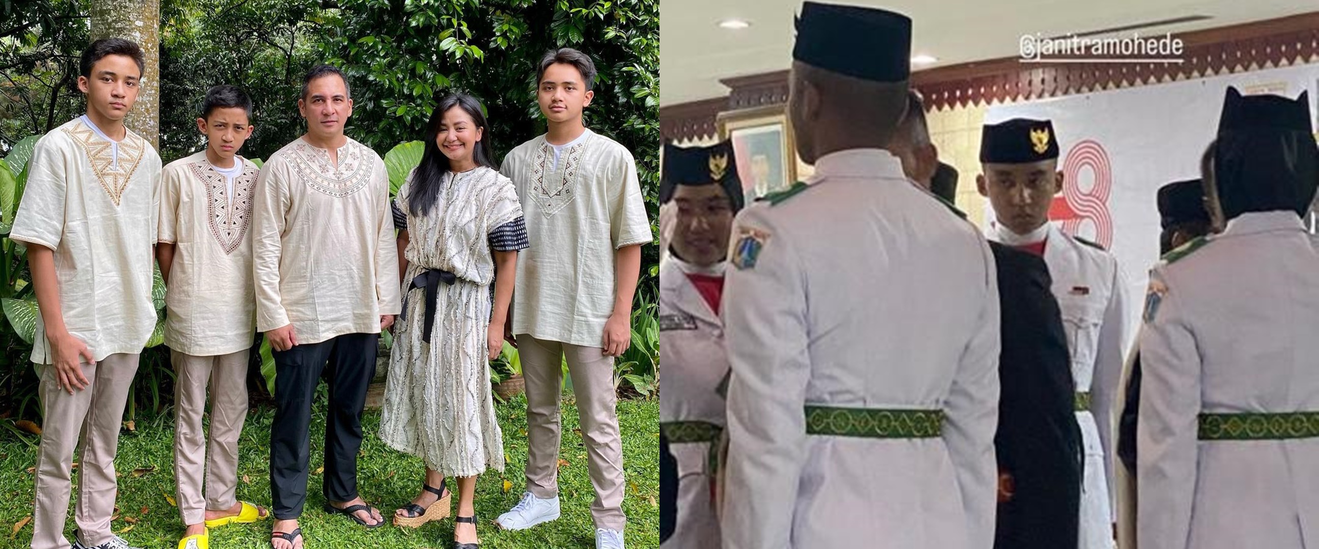 9 Potret Janitra anak Frans Mohede dan Amara jadi Paskibra Kota Jaksel, paras tampannya curi atensi