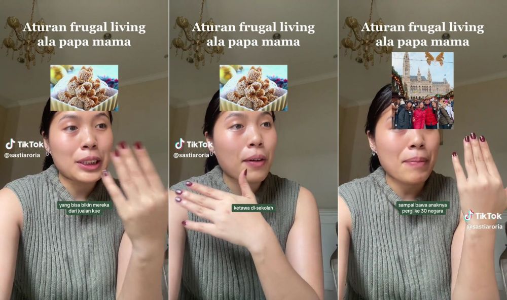 Hidup hemat bisa keliling dunia, wanita ini bagikan frugal living orang tuanya yang penjual kue