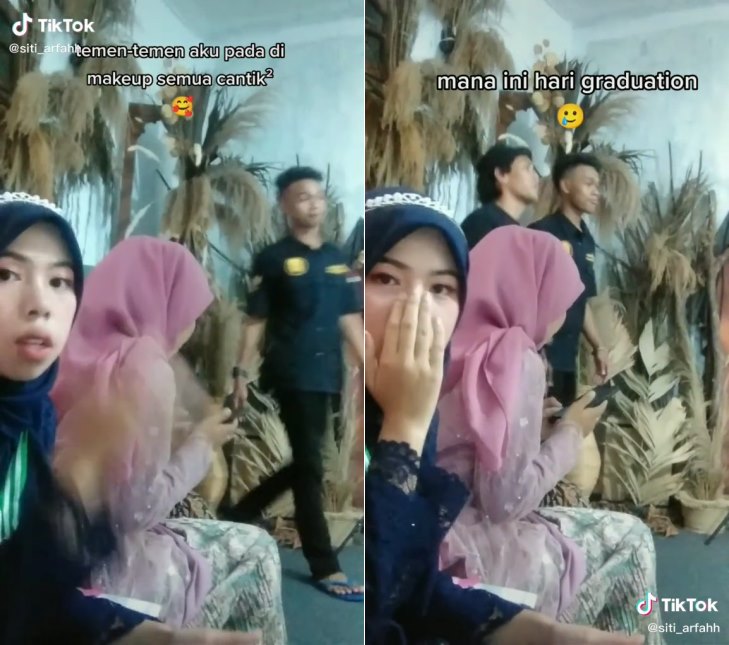Nggak sempat makeup graduation, penampilan wanita ini tetap tuai pujian, menyimpan kisah haru