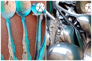 Barangkali masih bisa dimanfaatkan, begini cara mudah bersihkan sendok berkarat agar kinclong lagi