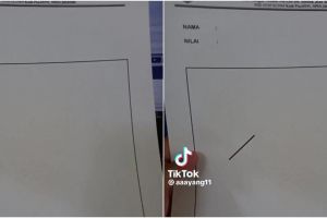 Siswa kelas 2 SD bikin gambar cuma modal satu garis miring, 9 potret hasil imajinasinya bikin terpana