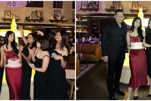8 Momen birthday dinner Almira Yudhoyono bareng teman dekat, pesonanya anggun pakai dress