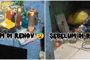 10 Potret makeover dapur kolong tangga, awalnya penuh sampah mirip hunian terbengkalai kini bikin lega