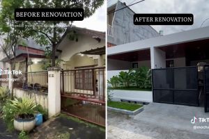 11 Potret before-after renovasi rumah tua jadi hunian modern, berasa beli baru
