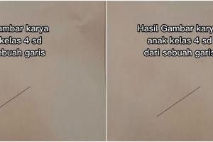 Dari garis miring, 12 potret hasil imajinasi anak kelas 4 SD ini di luar dugaan