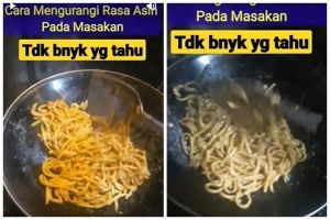Bukan ditambah air, gula, atau kentang, ini trik mengatasi masakan keasinan pakai 1 jenis minyak