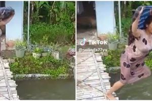 Trik bikin pelampung dari sarung buat renang di kali ini bikin kangen masa kecil, anak 90-an relate