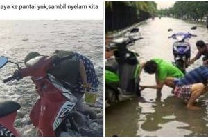 11 Potret kocak kelakuan orang saat cuci motor ini nggak habis pikir, auto cepat rusak nih