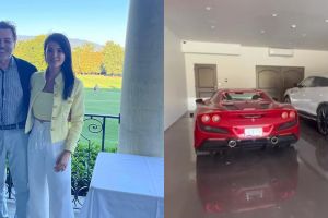 Mewah bak hunian sultan, 11 potret rumah Farah Quinn di Amerika ini punya air terjun mini