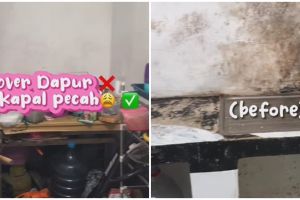 Makeover dapur rombeng mirip kapal pecah, 10 potret hasilnya bikin ruangan terasa lega dan estetik pol