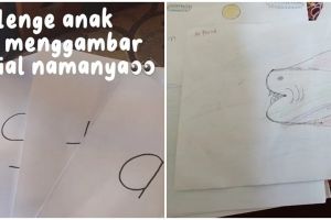 Guru ini tantang murid kelas 5 SD buat gambar unik dari inisial nama, 11 potret lucunya bikin gemas