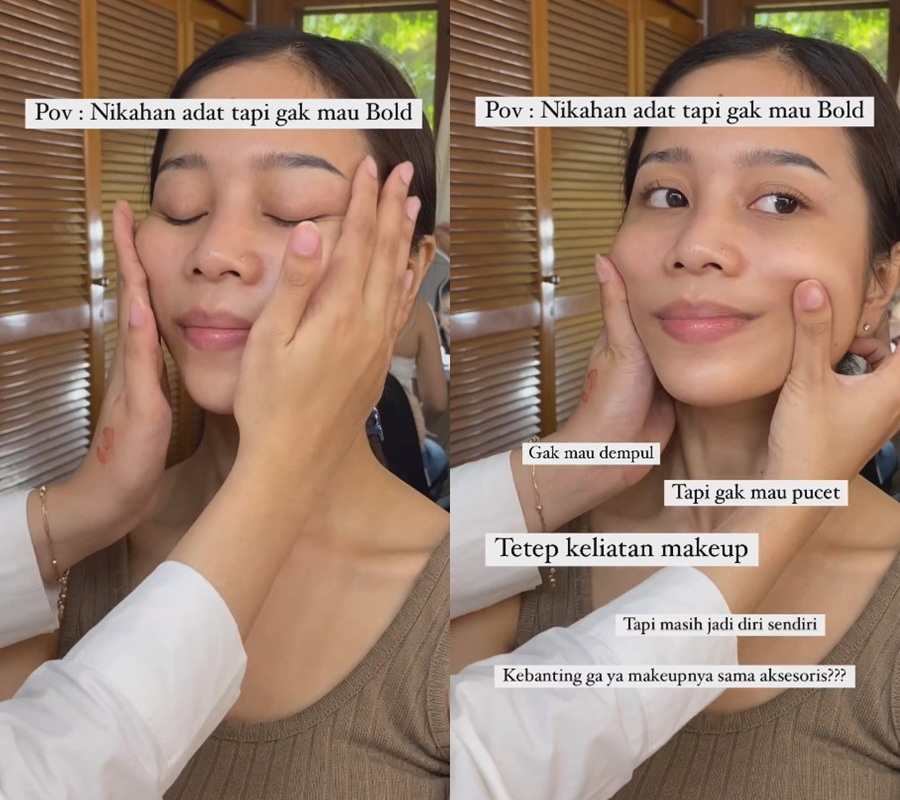Wanita minta makeup antimanglingi pengantin Sunda, alih-alih dikritik tapi bikin netizen jatuh hati
