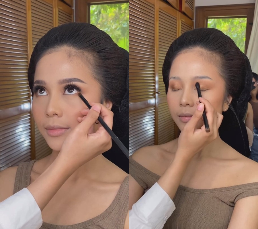 Wanita minta makeup antimanglingi pengantin Sunda, alih-alih dikritik tapi bikin netizen jatuh hati