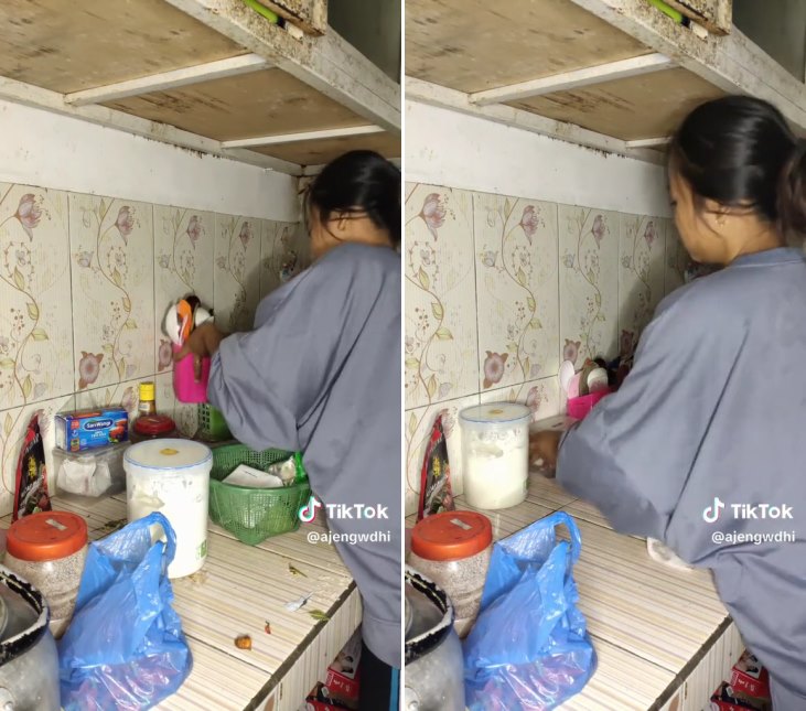 Cuma video wanita beberes rumah, postingan wanita ini ditonton 17 juta kali dalam sehari